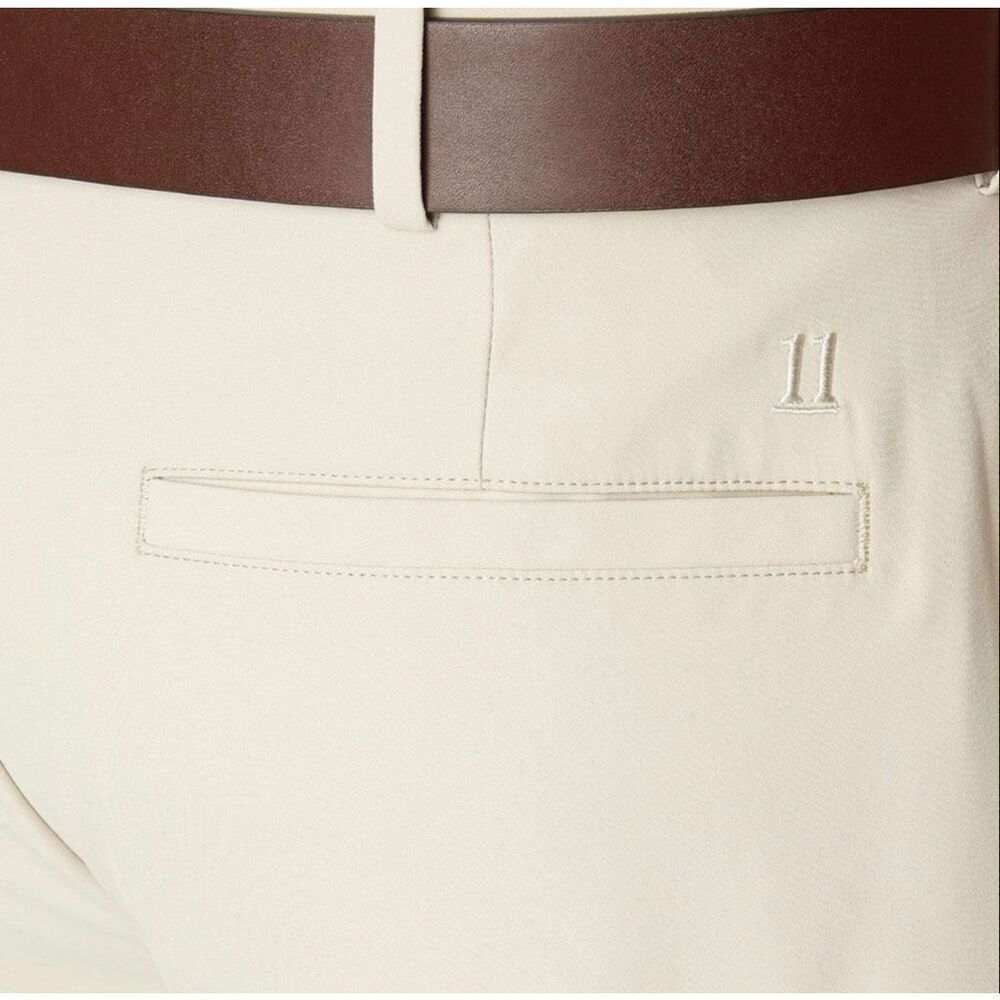 #157. Walter Hagen NWT B&T Light Khaki Perfect 11 Stretch Waistband Golf Shorts - Picture 5 of 6